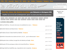 Tablet Screenshot of memo-web.fr